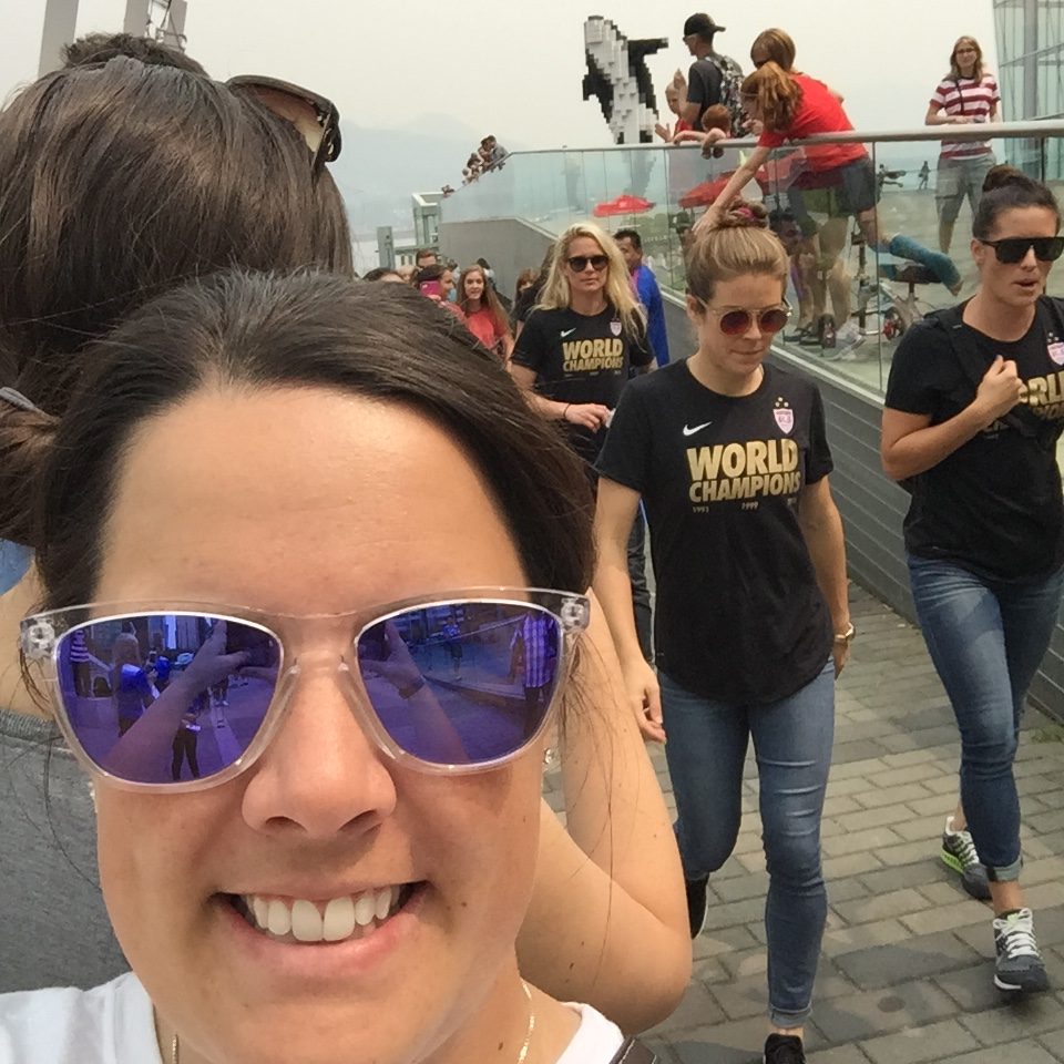 Candace S., SLP at the 2015 Women's World Cup.